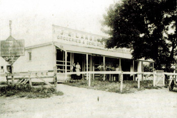 J.E. Larson general store in Buxton's East Swede Town